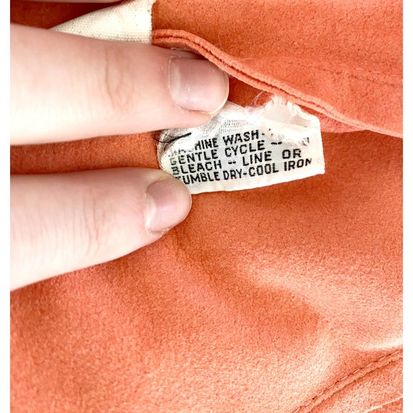 Vintage Vera Maxwell Ultra Suede Jacket Blazer Covered Buttons Washable Suede - Picture 6 of 9